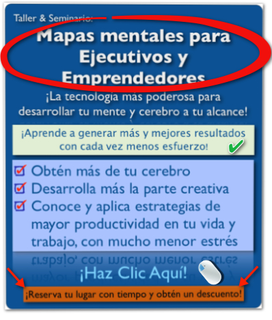 Taller Mapas Mentales para Ejecutivos y Emprendedores
